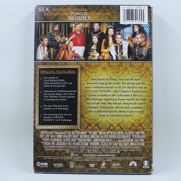The Tudors The Complete First Season 4 DVD Set - Picture 2 of 10